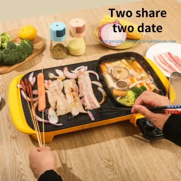 Queen Sense Korean BBQ Samgyeopsal Non-Stick All Powerful Stovetop Grill Pan - D