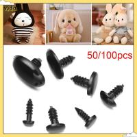 VJDA 50/100pcs ของใหม่ เครื่องมือ DIY ของเล่น อุปกรณ์ตุ๊กตา ชิ้นส่วนความปลอดภัย จมูกตุ๊กตา จมูกสัตว์รูปไข่