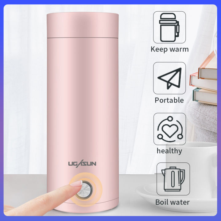 Thermal Cup Portable Electric Kettles Water Heater Bottle Electric ...