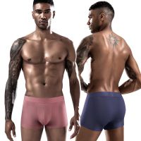 5 PcsLot Mens Underwear Good Recycled Fiber Undies Good Quality Skin Friendly Panties Breathable Mens Boxer Underpants