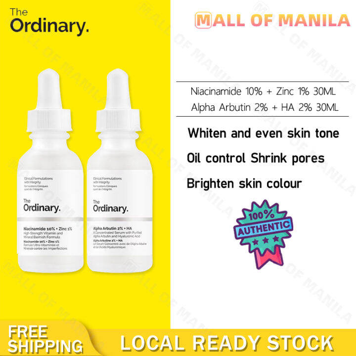 The ordinary Niacinamide 10%+Zinc 1% + Alpha Arbutin 2%+HA Serum