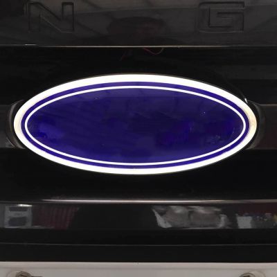 ❉◈☄ LED Badge 4D Logo Light Front Grille Sticker Grill Light For Ford Fusion Mondeo Focus Explorer F-150 GT Ford Auto Badge Light