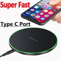 15W Wireless Charger Pad สำหรับ 14 13 12 11 Pro Max X XS Samsung Xiaomi เครื่องชาร์จศัพท์ Induction Fast Charging Dock Station