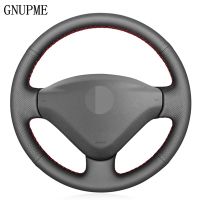 DIY Artificia Leather Car Steering Wheel Cover for Peugeot 207 2006-2014 Fiat Scudo 2010-2016 Expert 2008-2016 Partner 2009-2018