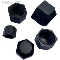 Plastic Black Hex End Cap 7/16 5/8 3/4 7/8 17/16 UNF Female Thread Air Conditioner Pipe Fitting Seal Plug