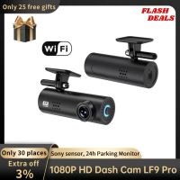 LF9 Pro Dash Cam 1080จุด Night Vision รถกล้องบันทึก Wi-Fi Dashcam 170 ° FOV 24H ที่จอดรถตรวจสอบ Dvr สมาร์ทเสียงกล้องสำหรับรถ