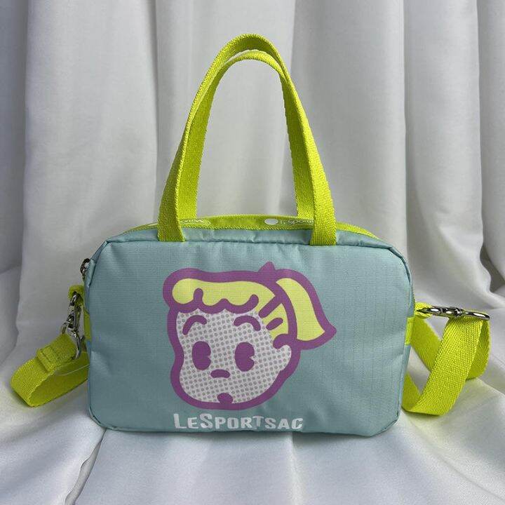 lesportsac-japanese-ab-face-cute-พิมพ์ลายโทรศัพท์มือถือ-mini-messenger-bag-กระเป๋าลิปสติก-4298