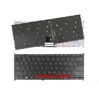 【City of Angels】 US Layout Keyboard สำหรับ Acer Aspire R14 R5 471T 431T R7 372T สีดำ (Backlit)WIN8