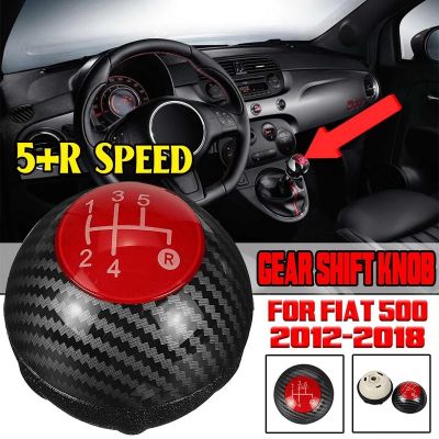5 Speed Gear Stick Shift Lever Knob Manual Transmission 55344048 for Fiat 500 2012-2018