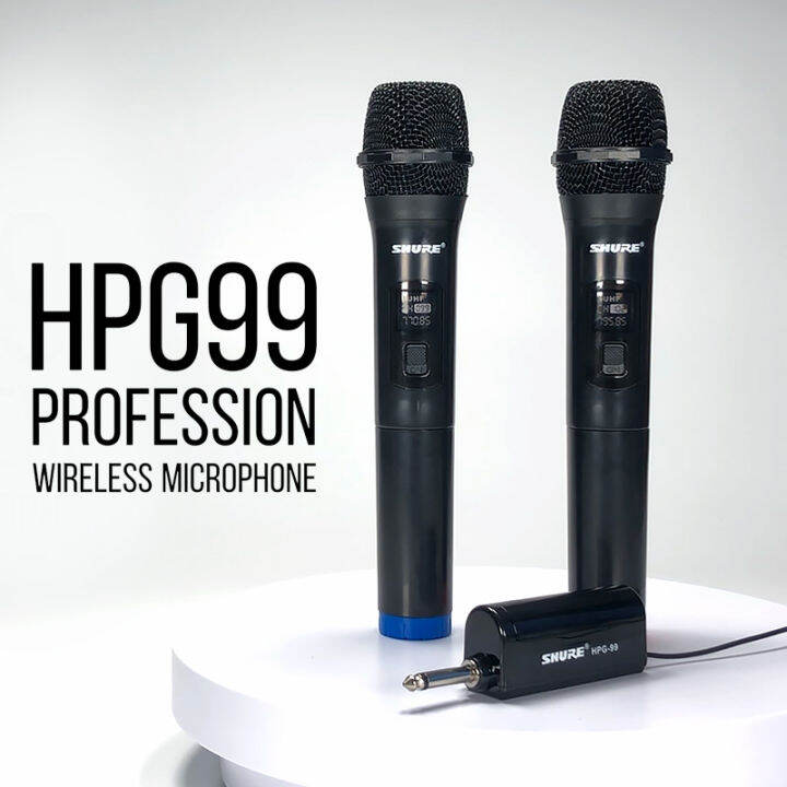 【Original】 SHURE HPG99 professional wireless microphone for videoke