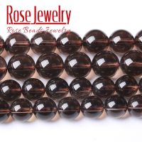 Natural Smoky Quartzs Crystal Stone A Quality Round Beads For Jewelry Making DIY Bracelet Necklace 4 6 8 10 12mm 15 Strand