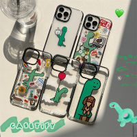 Drop proof CASETIFY phone case for iPhone 15 15pro 15promax 14 14pro 14plus 14promax 13 13pro 13promax soft case Funny Dinosaur for 12 12pro 12promax iPhone 11 XR case high-quality