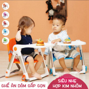 Ghế ăn dặm cho bé 6 tháng tuổi gấp gọn siêu nhẹ Apramo Flippa Dining