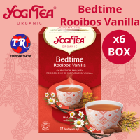 Yogi Tea Bedtime Rooibos Vanilla 17 teabag ชาสมุนไพร รอยบอส กลิ่น วนิลา 17 ซอง แพ็ค 6 กล่อง