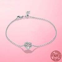 Femme Bracelet 925 Silver Bracelet Heart Family Tree of life Chain Bracelets for Women Fine Silver Jewelry Making Gift