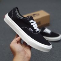 HITAM PUTIH Vans Vault Og Lx Authentic Black White Mono 36-43 Sepatu Kerja Black White