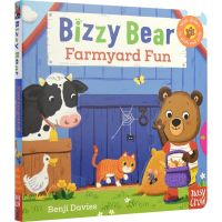 Bizzy bear is busy Farmyard Fun Farm childrens English Office Book paperboard Book English original imported book picture book