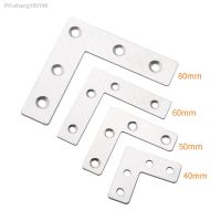 5pcs Furniture Fixing L Shaped Flat Plate Table Chair Bed Corner Brace Brackets Fastener Angle Support Hardware