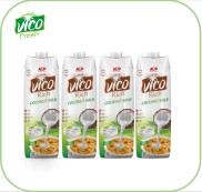 THÙNG 4 HỘP NƯỚC CỐT DỪA 16-19% BÉO VICO RICH 1L