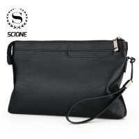 Scione Mens Clutch Bags for men Business Clutch PU Leather Hand Bag Male Long Money Wallets Mobile Phone Pouch Clutch Coin Purs