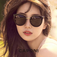 CAPONI Cat Eye Sun Glasses Women 2021 Luxury Brand Designer Girls Sunglasses Vintage Polarized Sun Shades For Women CP2104