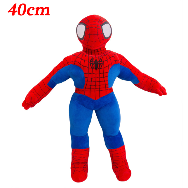 40-120cm-marvel-spider-man-cartoon-stuffed-doll-ottoman-plush-toy-child-boy-cloth-doll-pillow-girl-kid-gift-decoration