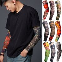 【CC】 Printed Outdoor Cycling Sleeves Arm warmer UV Protection MTB Ridding