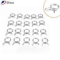 DISSO 10Pcs/set คลิปสปริง ที่หนีบสายยาง ชุดจัดประเภท สายน้ำมันเชื้อเพลิง คลิปหนีบท่อ ทนทานต่อการใช้งาน การปิดผนึก คลิปสปริงหลอด รถจักรยานยนต์สกู๊ตเตอร์