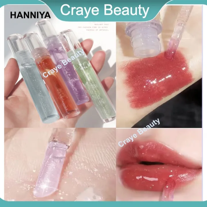 【Malaysia Ready Stock】Halal Transparent Shiny Lip Glaze / Lip Gloss