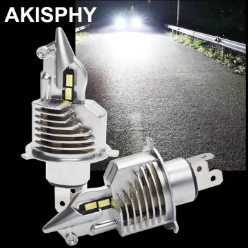 P Ledled Motorcycle Headlight Bulb H4 Hs1 12v Hi-lo Beam For All Cars