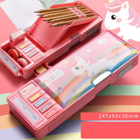 Deformed cute pencil case school Stationery storage box Cartoon pen case Plastic pencil box kids student School supplies gifts