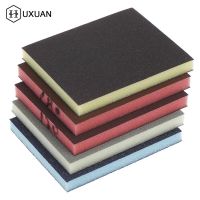 卍✧ 2pcs 120-1000grit Polishing Sanding Sponge Block Pad Sandpaper Assorted Abrasive Tool Random Color 120x100x12mm