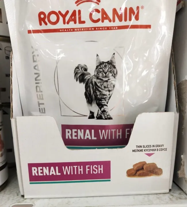 Renal Tuna with fish โรคไตแมว ชนิดซอง ยกกล่อง 12ซอง Lazada.co.th