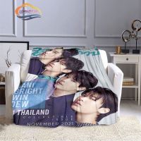 THAILAND F4 BRICHTWIN Series Pattern Flannel Blanket、Gorya Thyme Ren Gorya Wearable Blanket TV program meteor garden Blanket