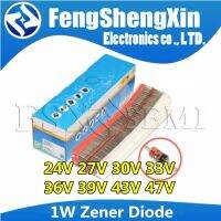 100pcs 1W ซีเนอร์ไดโอด 24V 27V 30V 33V 36V 39V 43V 47V 1N4749A 1N4750A 1N4751A 1N4752A 1N4753A 1N4754A 1N4755A 1N4756A