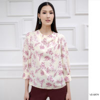 VERONIQA Blouse VE-B979 พีชสกิน แขนยาว IGPU22-11