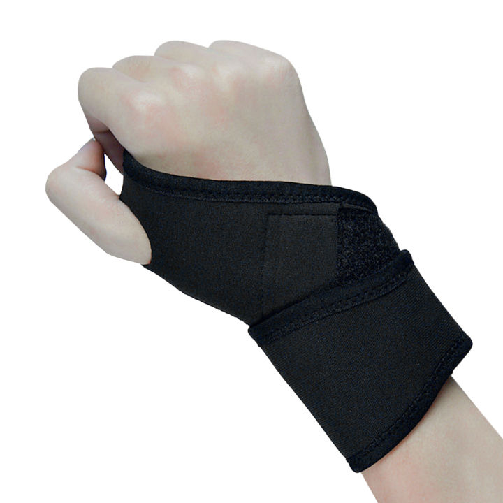 kkmoon-สนับสนุนข้อมือรั้งความร้อนข้อมือ-s-tabilizer-ปรับข้อมือผ้าพันแผลป้องกันซ้ายและขวามือข้อมือห่อสำหรับออกกำลังกายสำนักงานบรรเทาอาการปวด