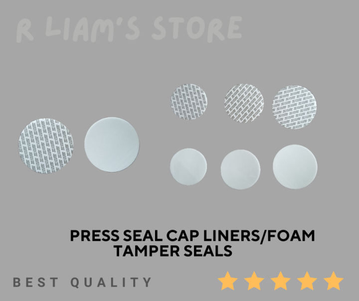 50PCS PRESS SEAL CAP LINERS FOAM/58MM/63MM/70MM/80MM Lazada PH