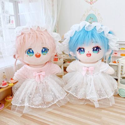 [Free ship] white pink ballet jumpsuit 20cm suit baby clothes star doll