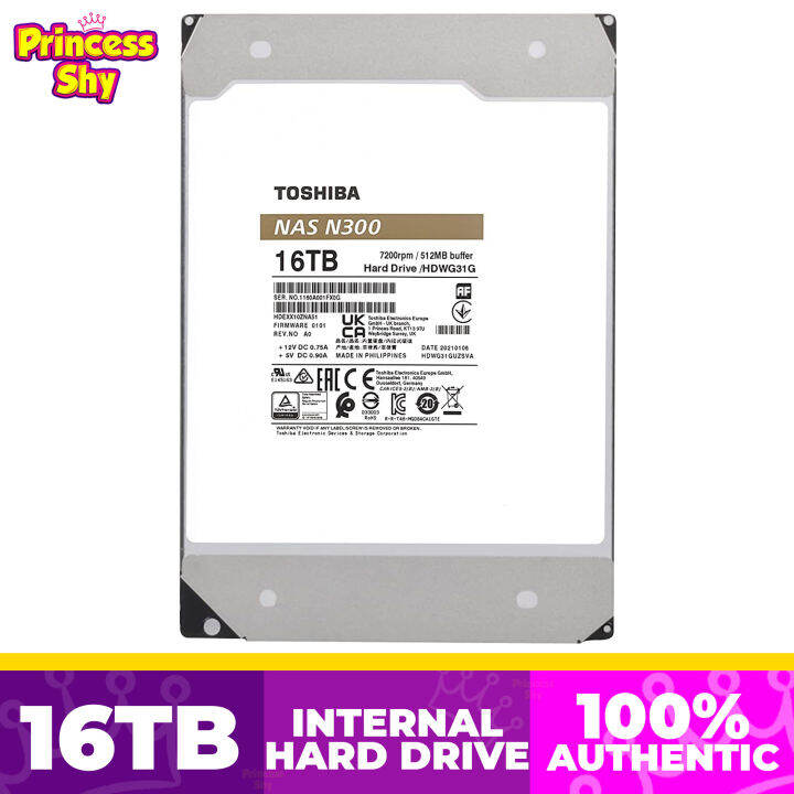 Toshiba N300 16TB NAS Hard Drive Network Attached Storage Lazada PH