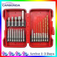 [7 Day Refund Guarantee] 21pcs/set Sleeve Drill Bit Set Socket Adapter Drill Bits Set for Thin Iron Sheet [Arrive 1-3 Days]