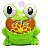 Creative Cute Frog Automatic Bubble Machine Funny Blower Maker Party Summer Outdoor Bubbles Toy for Kids