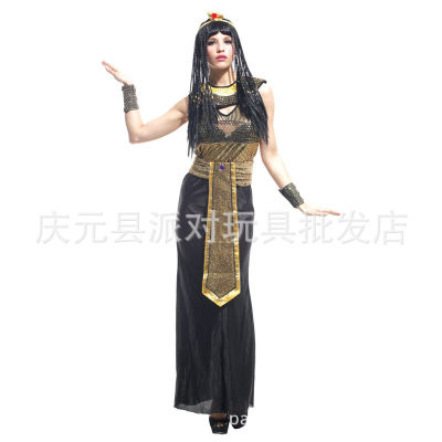 [In stock]cosplay คาร์นิวัลปาร์ตี้เครื่องแต่งกายสำหรับผู้ใหญ่อียิปต์หญิงคลีโอพัตราเจ้าหญิงอียิปต์