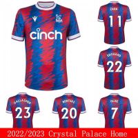 JS 2022-2023 Crystal Palace Home Football Jersey Zaha Gallagher Edouard Benteke Olise Soccer Tee Player Version SJ