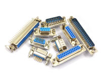 2Pcs DP9 DP15 DP25 DP37 9/15/25/37 Pinตรง180องศาชายปลั๊กตัวเมียD-Sub PCB Mounting Connector DB9 DB15 DB25 DB37