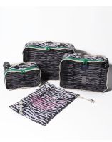 LeSportsac 1436 wash gargle bag to receive bag baggage sorting pocket organizing a set of four super light version