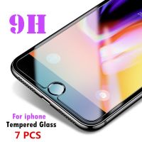 ﹍ 2.5D Tempered Glass For iPhone 7 8 6 X XS MAX XR 5 5s SE Screen Protective Film For iPhone 7 8 Plus SE 2020 Glass Protector Film