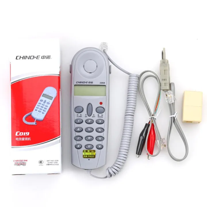 chino-e-c019-เครื่องเช็คสัญญาณโทรศัพท์-แบบสาย-ขนาดเล็ก-สำหรับช่างดูแลระบบ
