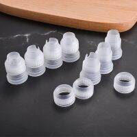 【CC】♦  5pcs/10pcs Thicken Piping Plastic Decorating Mouth Converter Pastry Tips Nozzle Sets Supplies