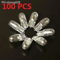 100Pcs White T10 W5W 501 194 Clear Signal Lamp Glass 12V 5W W2.1x9.5d Single Filament Car Bulb Auto Light